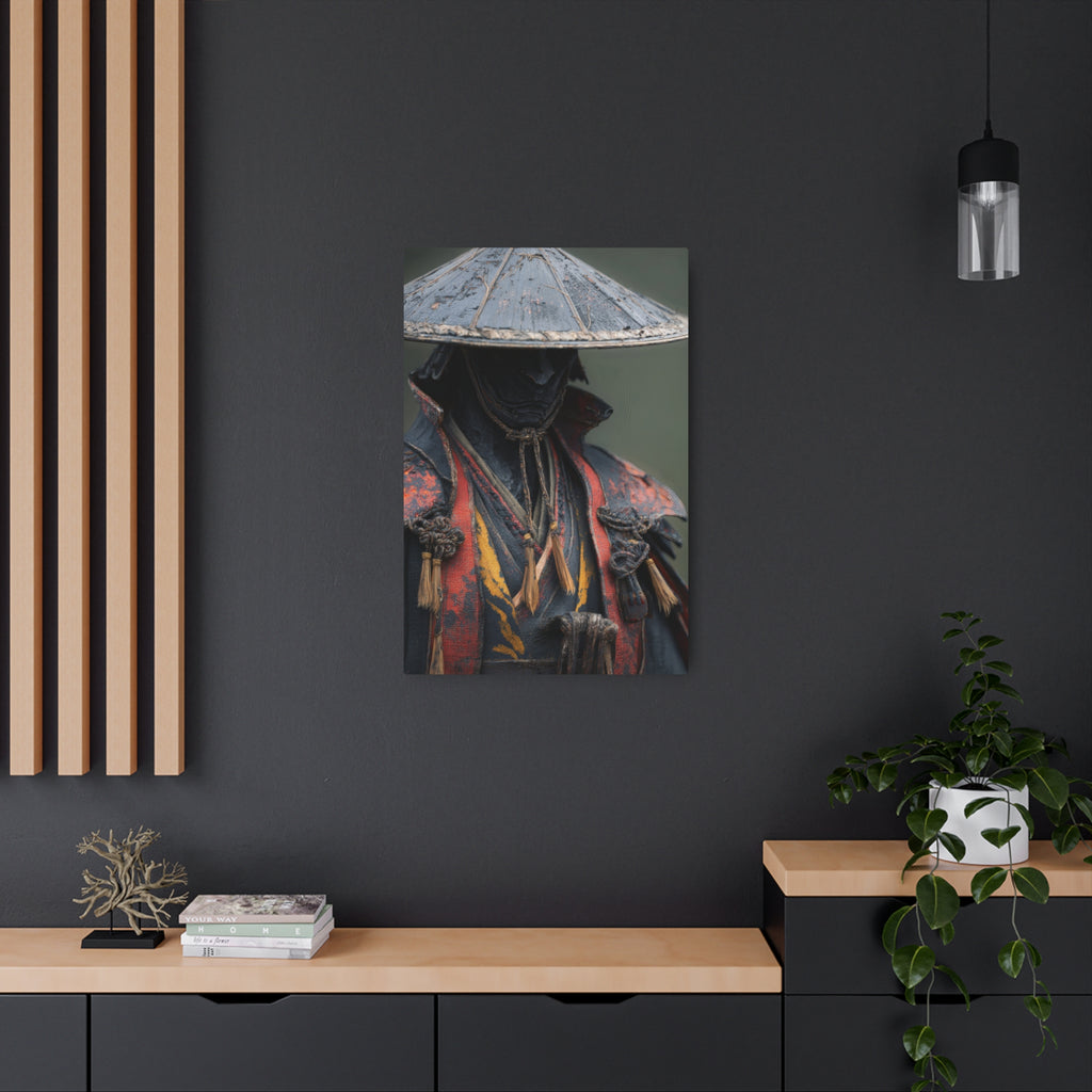 Metal Art Sign — Samurai Warrior Rustic Metal Wall Plaque