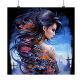 Fantasy Vertical Poster — Minimal Modern Wall Art - The Art Hub