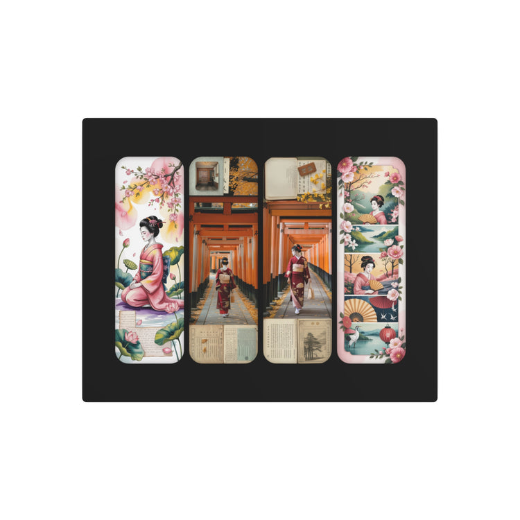 Asian Vintage Collage Metal Art - The Art Hub