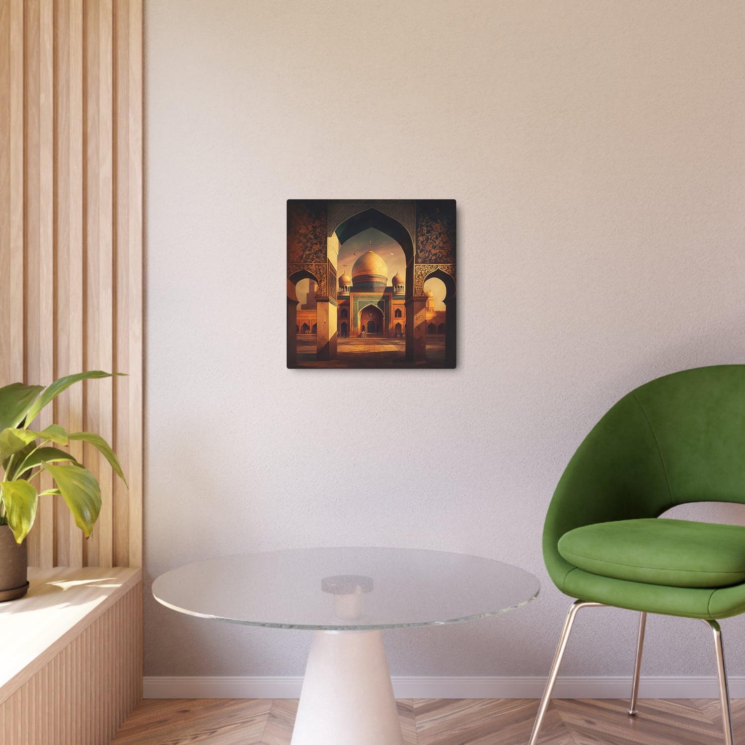 Metal Art Golden Mosque Archway Wall Decor - The Art Hub