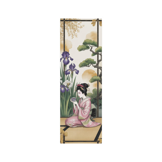 Japanese Geisha Metal Art Vintage Ikebana Tea Garden Wall Decor - The Art Hub