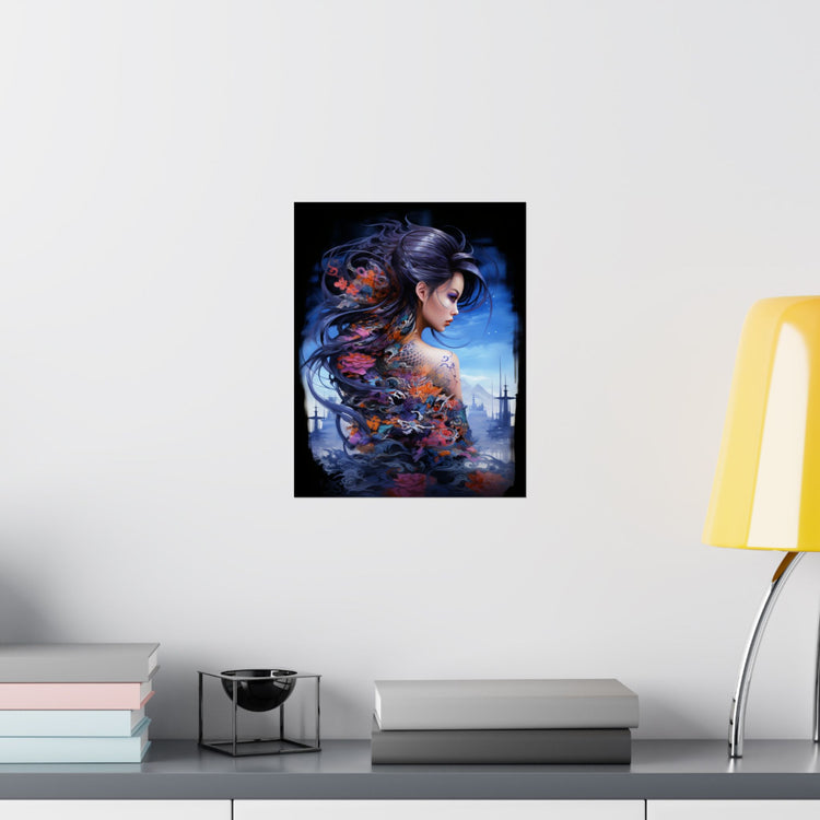 Fantasy Vertical Poster — Minimal Modern Wall Art - The Art Hub