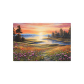 Metal ArtSunset Meadow Landscape Wall Art - The Art Hub