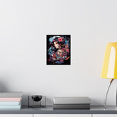 Matte Vertical Poster — Ethereal Floral Woman Art Print - The Art Hub