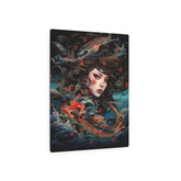 Dragon Maiden Metal Art — Asian Fantasy Portrait Wall Decor - The Art Hub