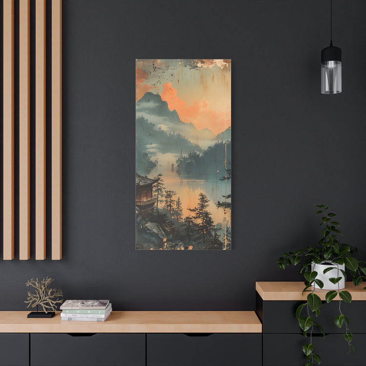 Chinese Landscape Art — Tranquil Mountain Lake Landscape - The Art Hub