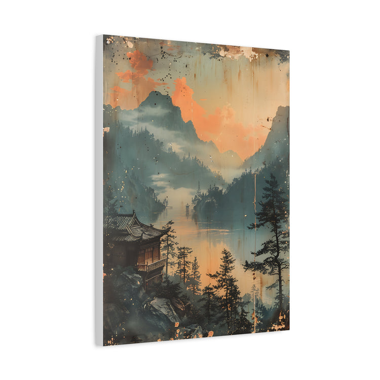 Chinese Landscape Art — Tranquil Mountain Lake Landscape - The Art Hub