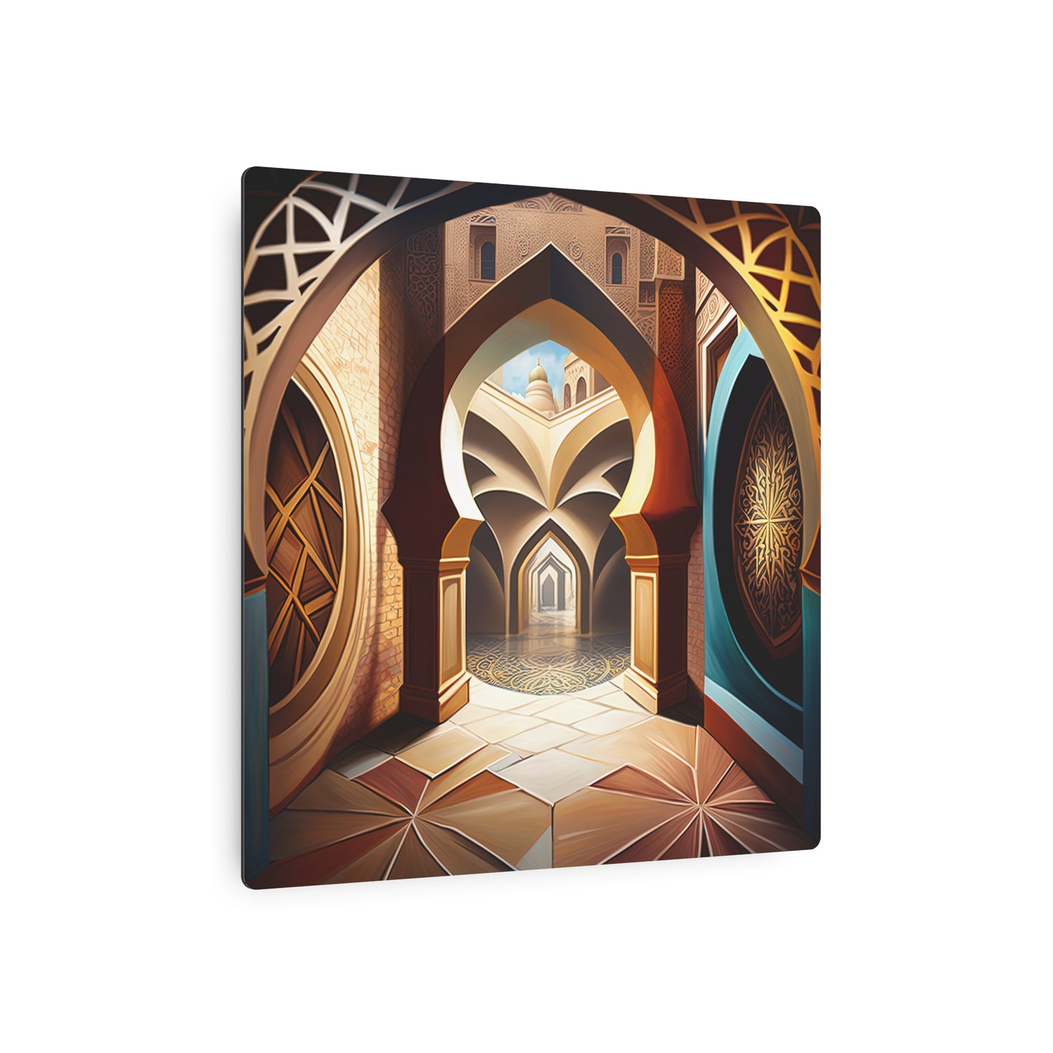 Moroccan Archway Metal Art Moorish Architecture Wall Decor - The Art Hub