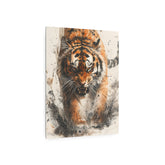 Roaring Tiger Metal Art Sign Fierce Wildlife Wall Decor - The Art Hub