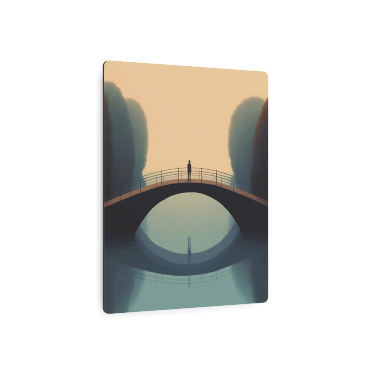 Metal Art  Serene Bridge Landscape Wall Decor - The Art Hub