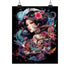 Matte Vertical Poster — Ethereal Floral Woman Art Print - The Art Hub