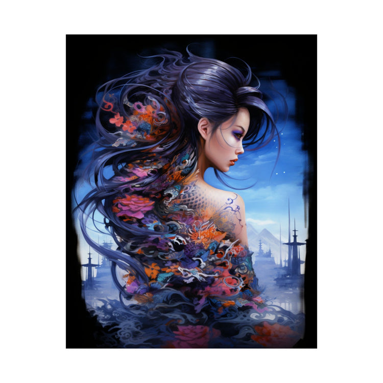 Fantasy Vertical Poster — Minimal Modern Wall Art - The Art Hub