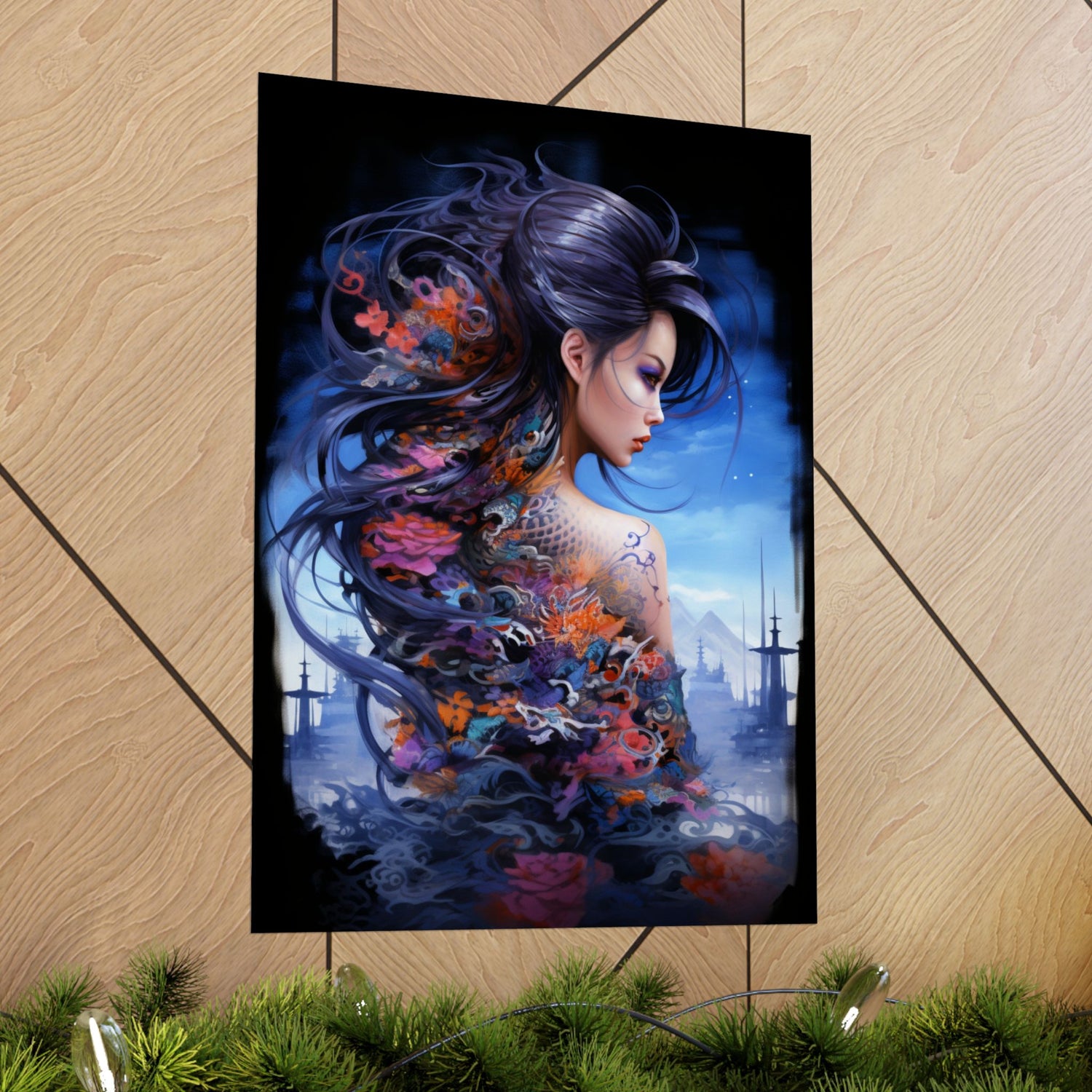 Fantasy Vertical Poster — Minimal Modern Wall Art - The Art Hub