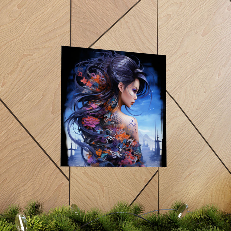 Fantasy Vertical Poster — Minimal Modern Wall Art - The Art Hub