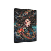 Dragon Maiden Metal Art — Asian Fantasy Portrait Wall Decor - The Art Hub