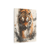 Roaring Tiger Metal Art Sign Fierce Wildlife Wall Decor - The Art Hub