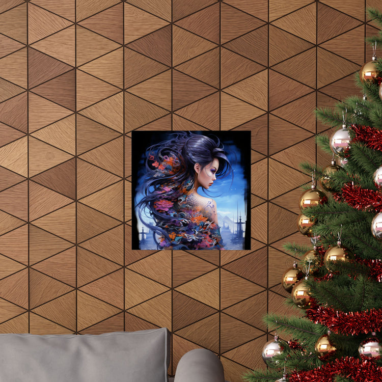 Fantasy Vertical Poster — Minimal Modern Wall Art - The Art Hub