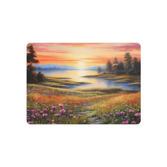 Metal ArtSunset Meadow Landscape Wall Art - The Art Hub