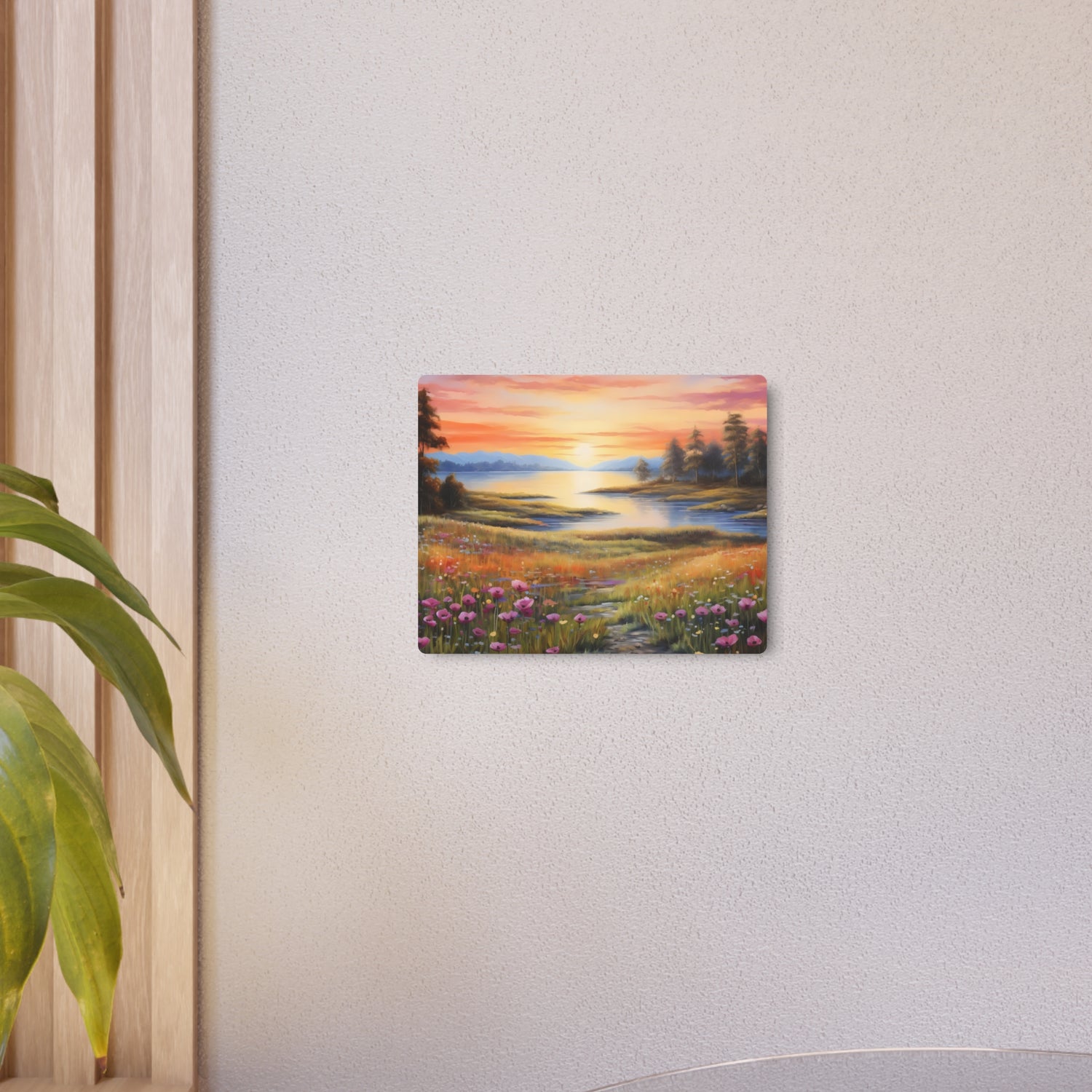 Metal ArtSunset Meadow Landscape Wall Art - The Art Hub