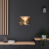 Metal Art Tranquil Sunset River Landscape Wall Decor - The Art Hub
