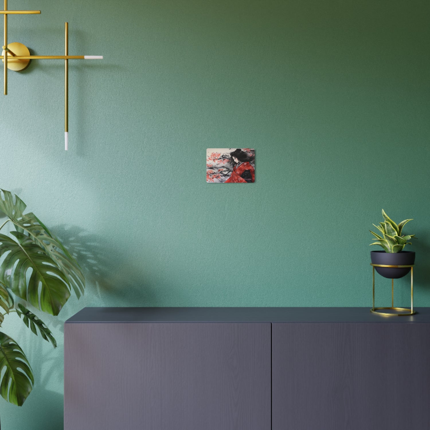 Metal Art Sakura Geisha Wall Decor - The Art Hub