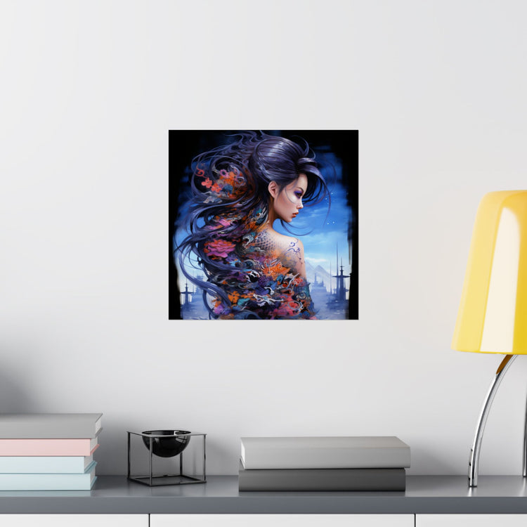 Fantasy Vertical Poster — Minimal Modern Wall Art - The Art Hub