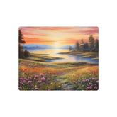Metal ArtSunset Meadow Landscape Wall Art - The Art Hub