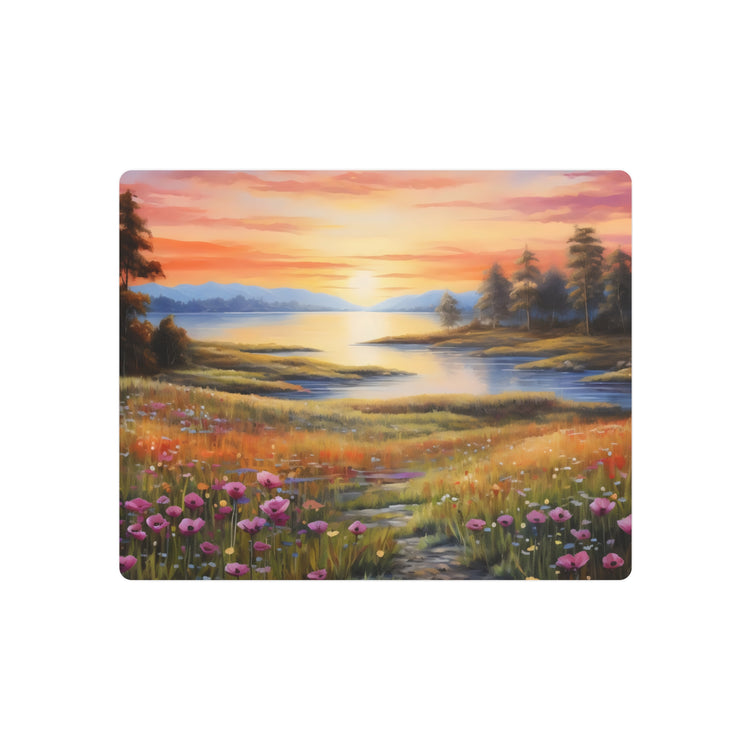 Metal ArtSunset Meadow Landscape Wall Art - The Art Hub