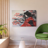 Metal Art Sakura Geisha Wall Decor - The Art Hub