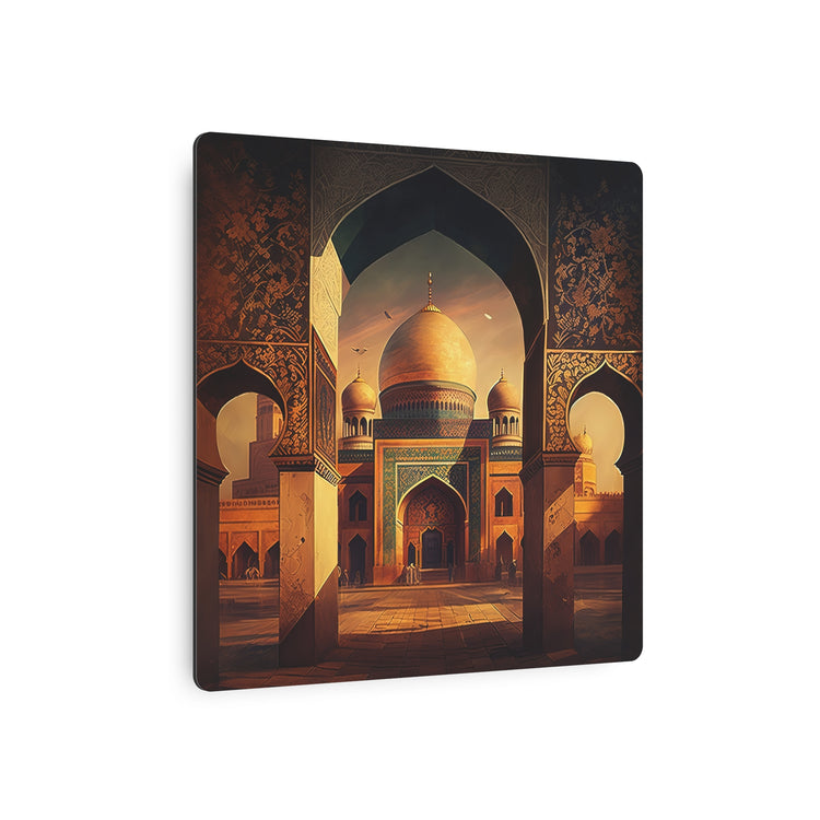 Metal Art Golden Mosque Archway Wall Decor - The Art Hub