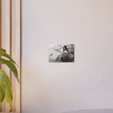 Oriental Lady Metal Art Serene Geisha with Cherry Blossoms Wall Decor - The Art Hub
