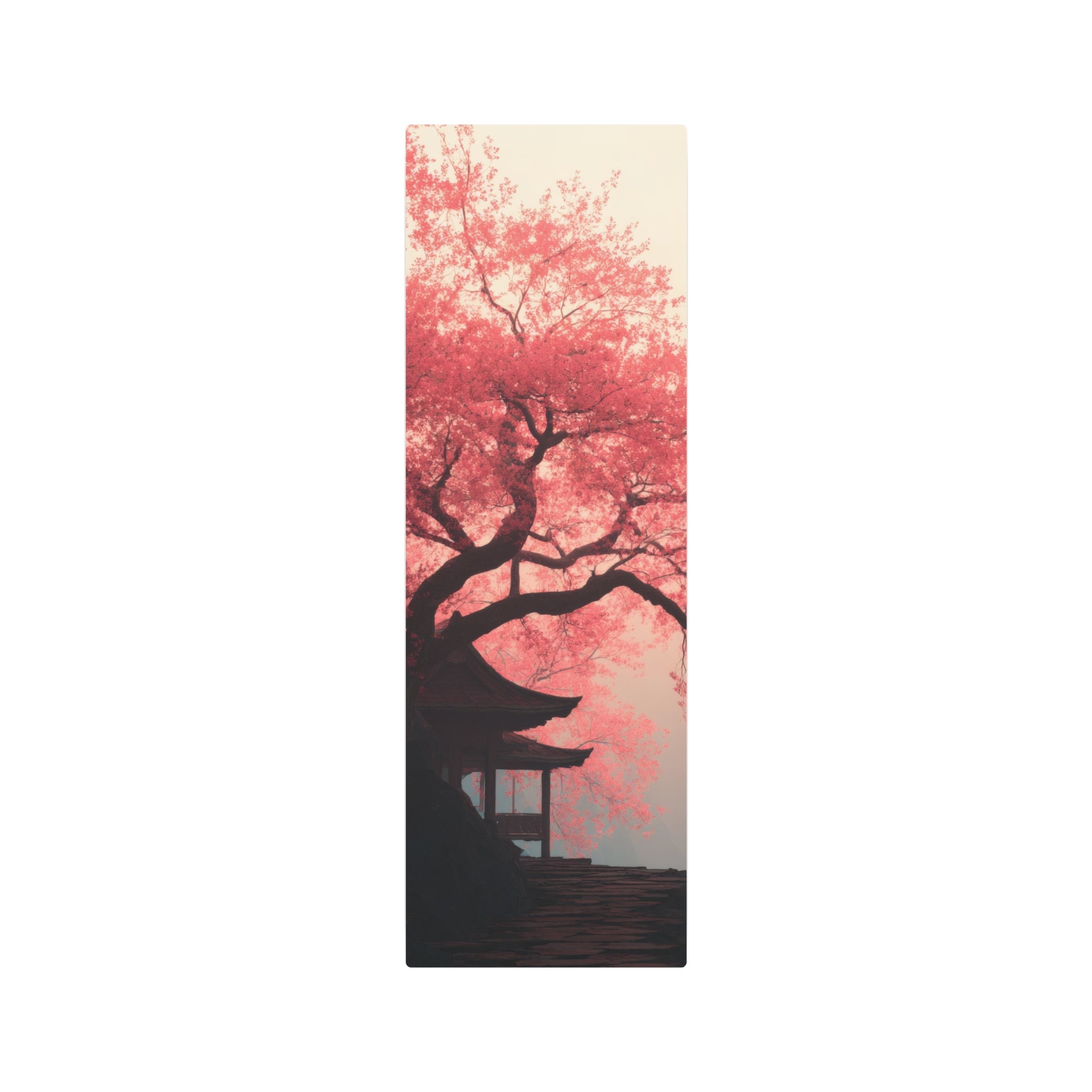 Metal Art Sign – Tranquil Cherry Blossom Zen Wall Decor