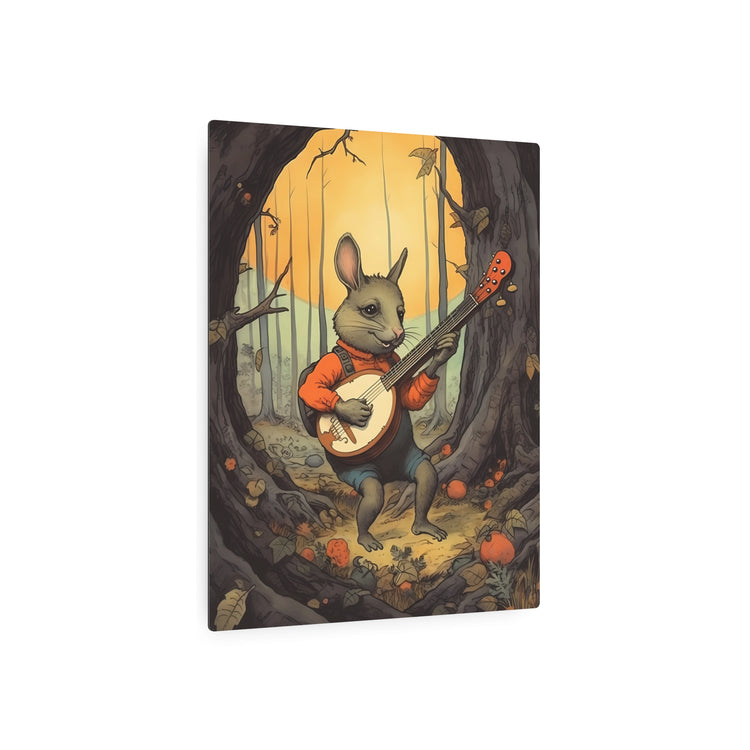 Metal Art — Whimsical Rabbit Banjo Wall Art - The Art Hub