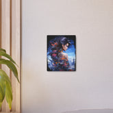 Metal Art — Ethereal Asian Fantasy Woman Wall Decor (Koi & Dragon Tattoo) - The Art Hub