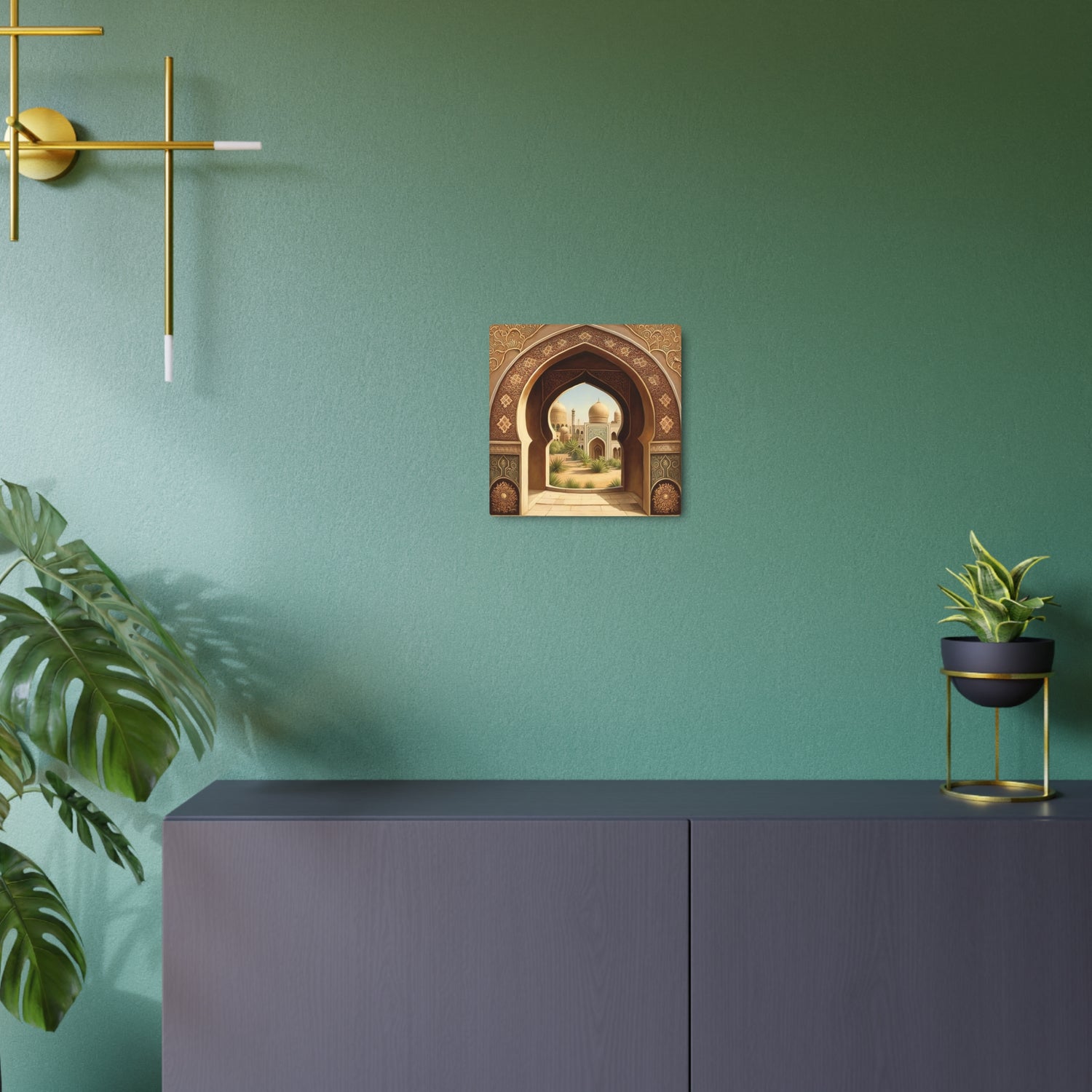 Metal Art Desert Mosque Archway Wall Decor - The Art Hub