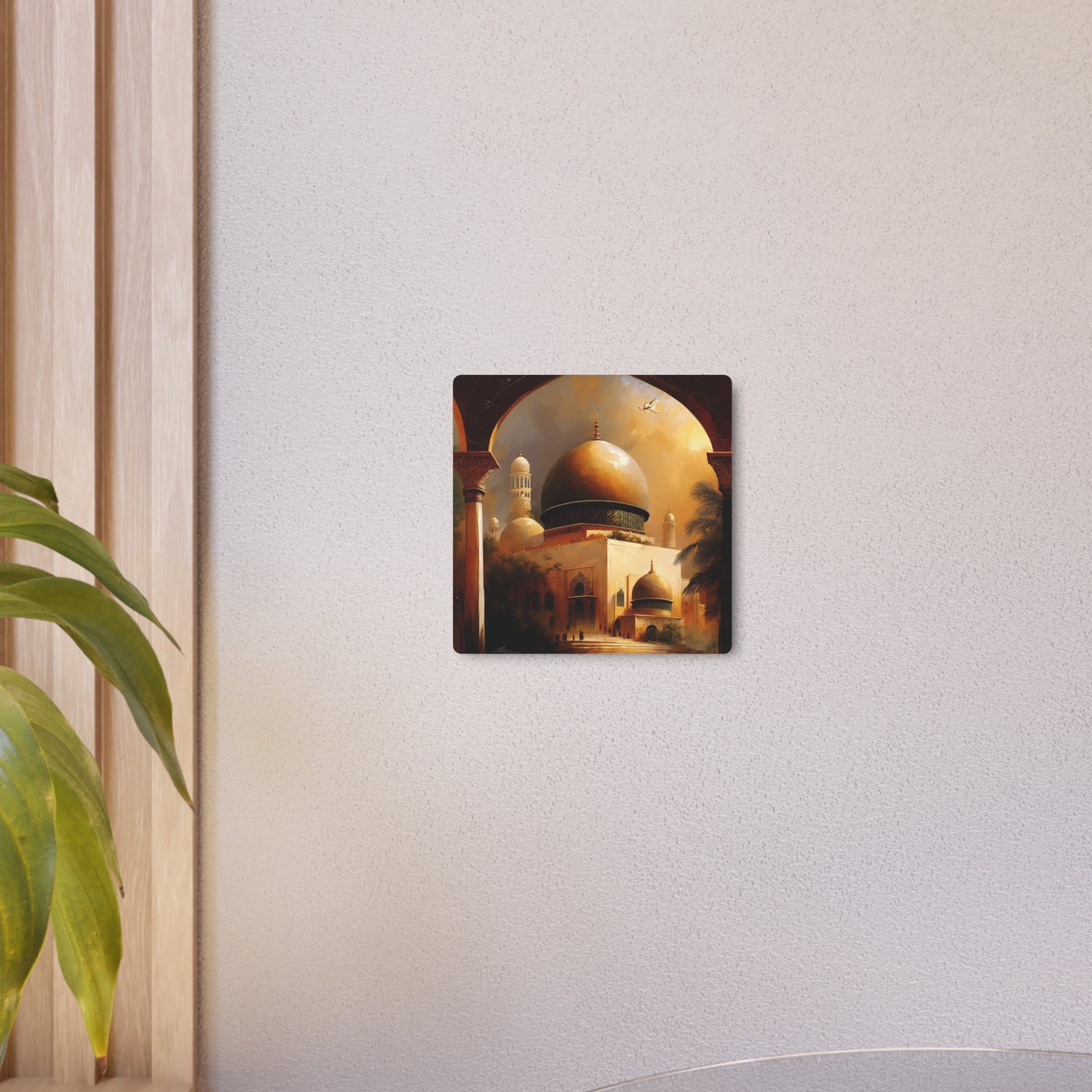 Metal Art Golden Mosque Dome Wall Art (Islamic Architecture Decor) - The Art Hub