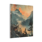 Chinese Landscape Art — Tranquil Mountain Lake Landscape - The Art Hub
