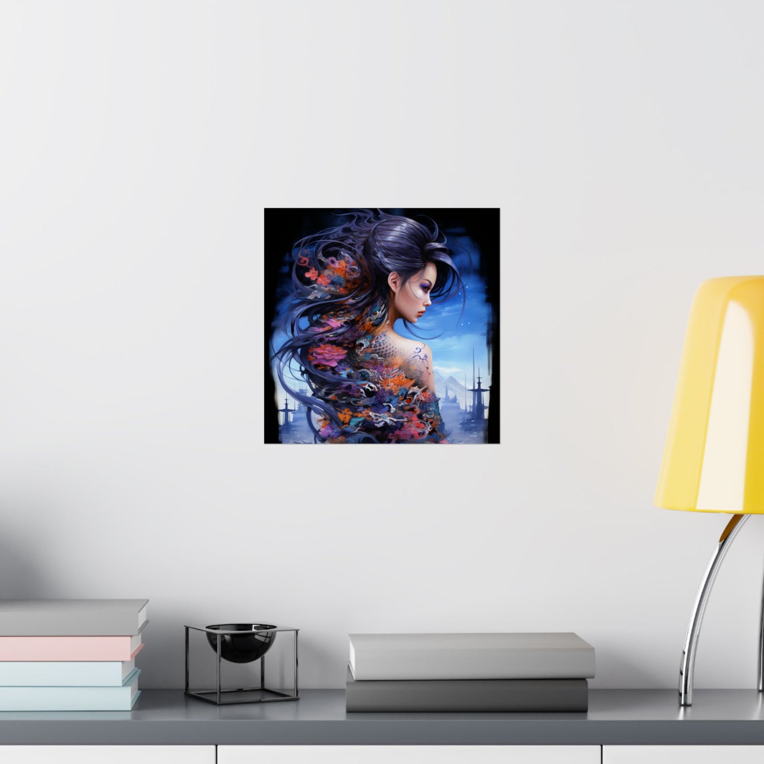Fantasy Vertical Poster — Minimal Modern Wall Art - The Art Hub