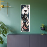 Geisha Moon Metal Art Kimono Wall Decor - The Art Hub