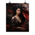 Dragon Empress Matte Poster — Dark Fantasy Portrait Wall Art - The Art Hub