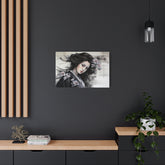 Metal Art Elegant Geisha Portrait Wall Decor with Cherry Blossoms - The Art Hub