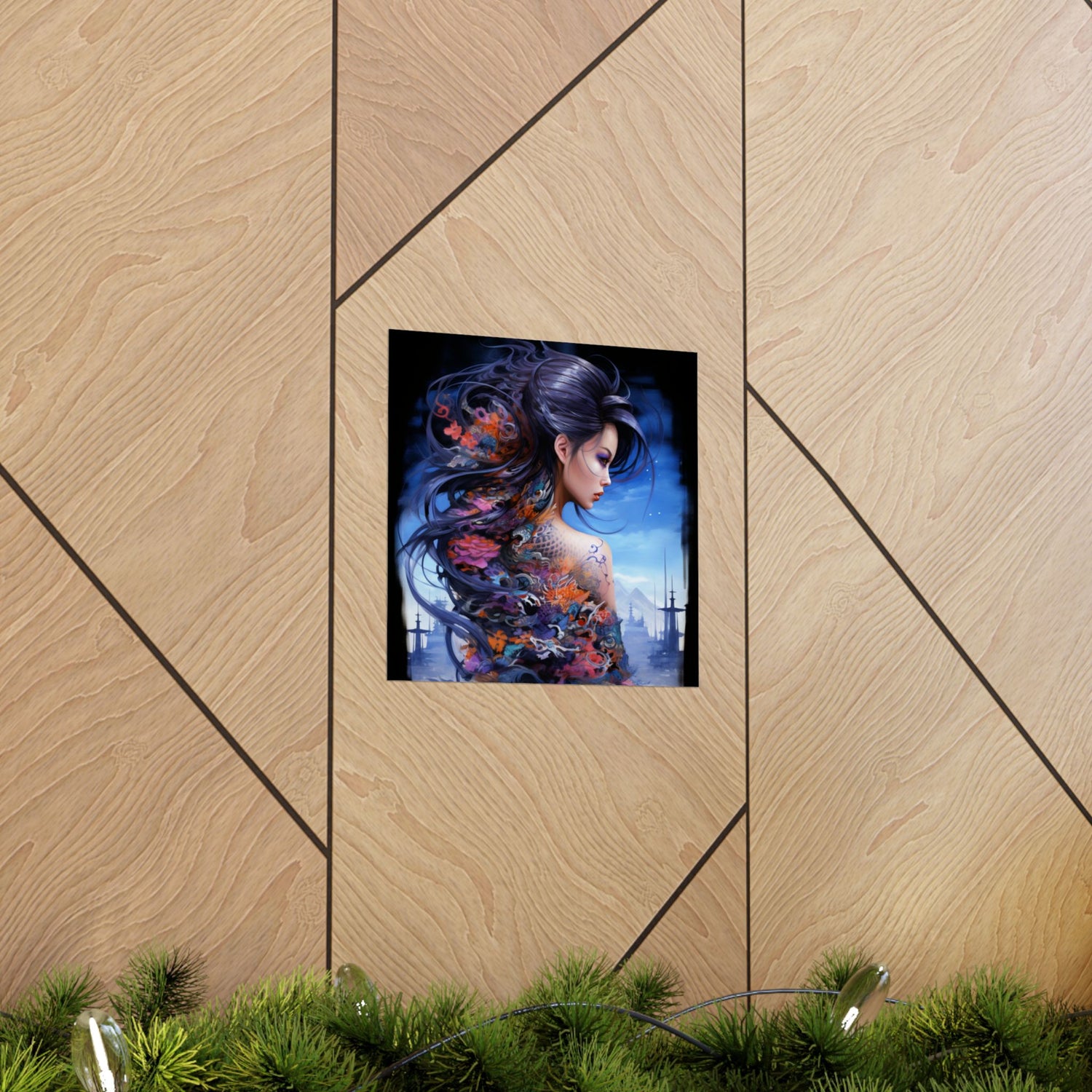 Fantasy Vertical Poster — Minimal Modern Wall Art - The Art Hub