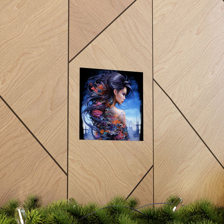 Fantasy Vertical Poster — Minimal Modern Wall Art - The Art Hub