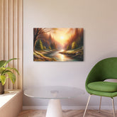 Metal Art Tranquil Sunset River Landscape Wall Decor - The Art Hub