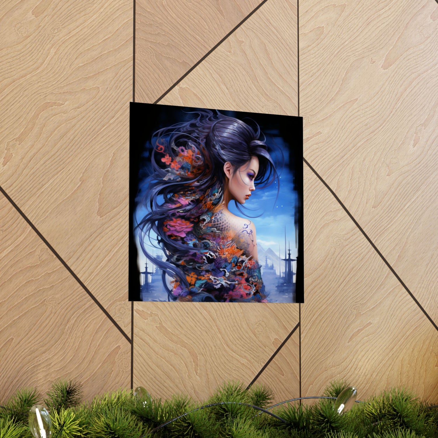 Fantasy Vertical Poster — Minimal Modern Wall Art - The Art Hub