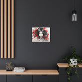 Metal Art Ethereal Geisha Portrait with Red Poppies  Japanese-Inspired Wall Decor - The Art Hub