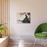 Metal Art Japanese Geisha Landscape Wall Art - The Art Hub