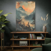 Chinese Landscape Art — Tranquil Mountain Lake Landscape - The Art Hub