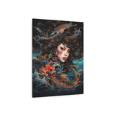 Dragon Maiden Metal Art — Asian Fantasy Portrait Wall Decor - The Art Hub