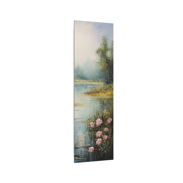 Metal Art - Tranquil Lakeside Meadow Landscape Wall Decor - The Art Hub